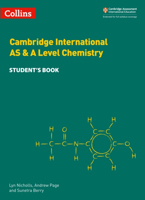 Cambridge International AS & A Level Chemistry Student's Book, Paperback / softback Book