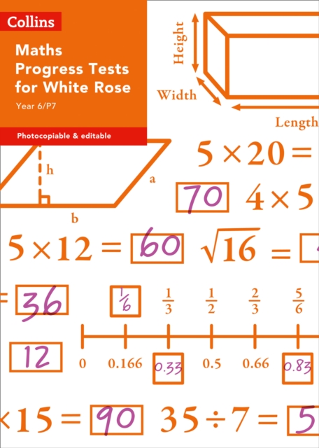 Year 6/P7 Maths Progress Tests for White Rose, Paperback / softback Book