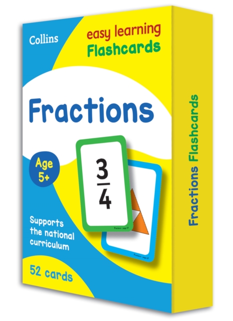 Fractions Flashcards : Ideal for Home Learning, Cards Book