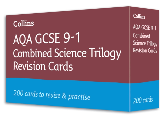AQA GCSE 9-1 Combined Science Revision Cards (Biology, Chemistry & Physics) : Ideal for the 2024 and 2025 Exams, Cards Book