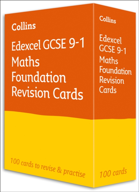 Edexcel GCSE 9-1 Maths Foundation Revision Cards : Ideal for the 2024 and 2025 Exams, Cards Book