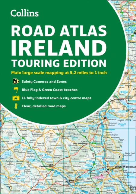 Road Atlas Ireland : Touring Edition A4 Paperback, Paperback / softback Book