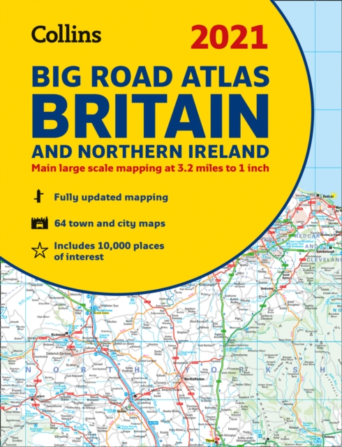 GB Big Road Atlas Britain 2021 : A3 Paperback, Paperback / softback Book