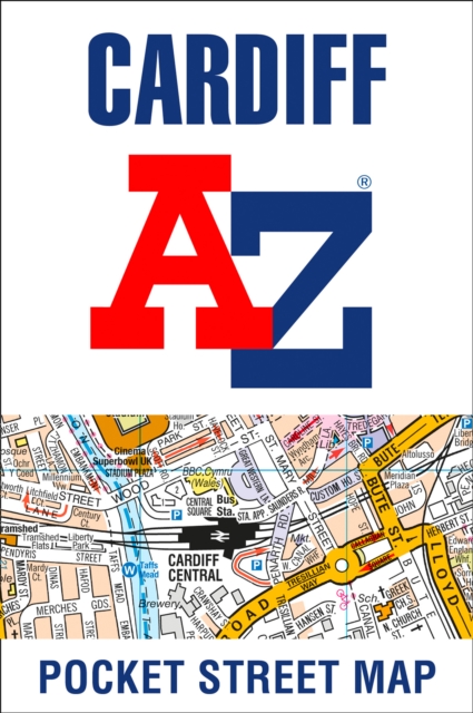 Cardiff A-Z Pocket Street Map, Sheet map, folded Book