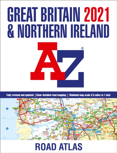 Great Britain A-Z Road Atlas 2021 (A3 Paperback), Paperback / softback Book
