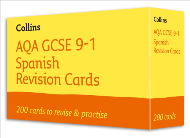AQA GCSE 9-1 Spanish Vocabulary Revision Cards : Ideal for the 2024 and 2025 Exams, Cards Book