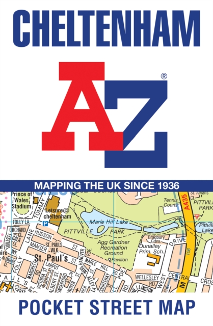 Cheltenham A-Z Pocket Street Map, Sheet map, folded Book