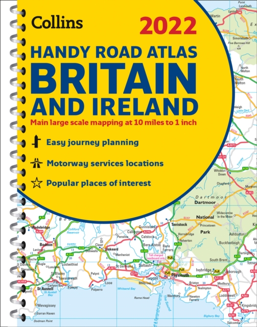 2022 Collins Handy Road Atlas Britain : A5 Spiral, Spiral bound Book