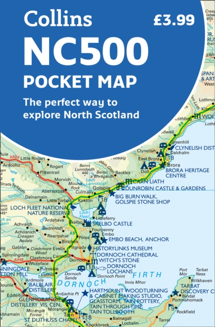 NC500 Pocket Map : The Perfect Way to Explore North Scotland, Sheet map, folded Book