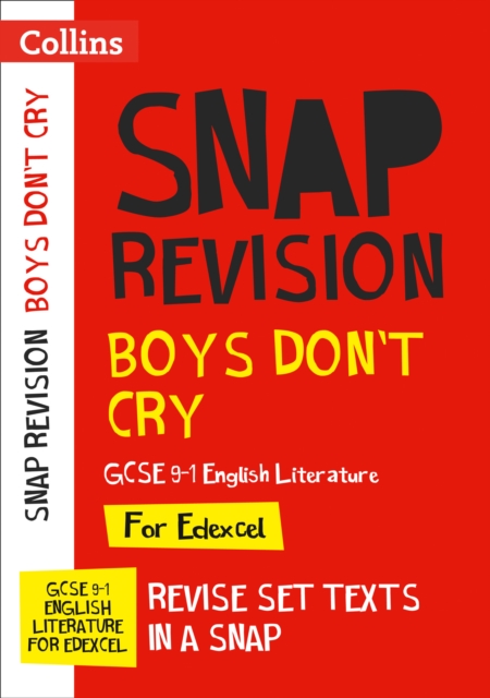 Boys Don’t Cry Edexcel GCSE 9-1 English Literature Text Guide : Ideal for the 2024 and 2025 Exams, Paperback / softback Book