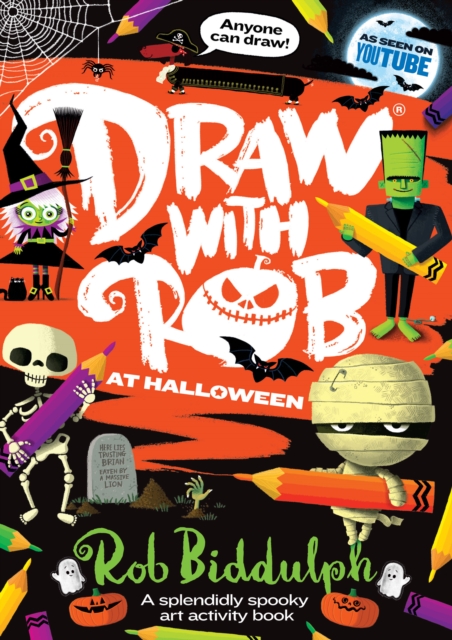 Draw With Rob at Halloween, Paperback / softback Book
