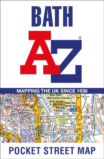 Bath A-Z Pocket Street Map, Sheet map, folded Book