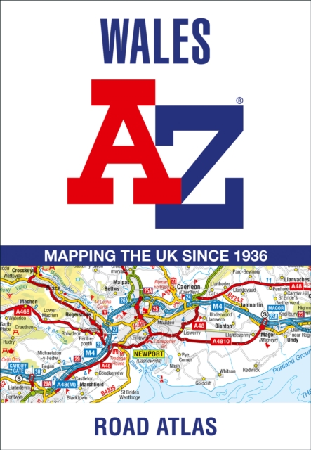 Wales A-Z Road Atlas, Paperback / softback Book