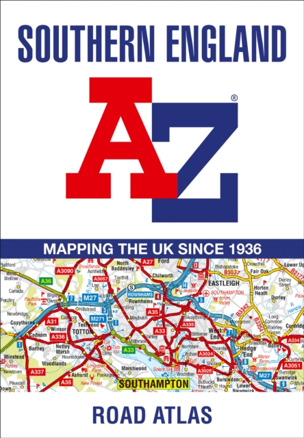 Southern England A-Z Road Atlas, Paperback / softback Book