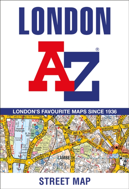London A-Z Street Map, Sheet map, folded Book