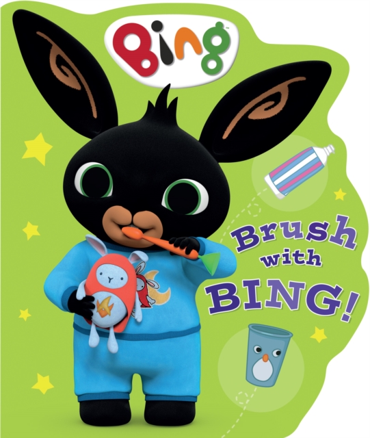 Brush with Bing!, Board book Book