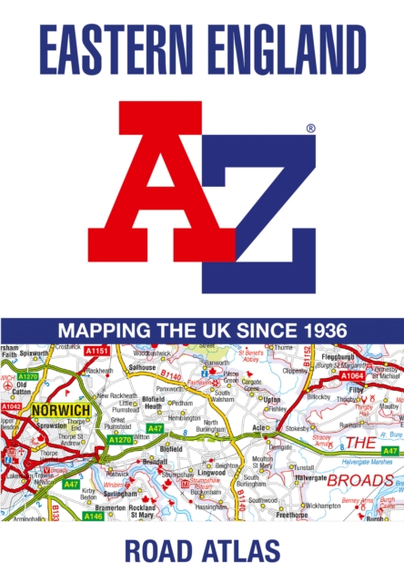 Eastern England A-Z Road Atlas, Paperback / softback Book