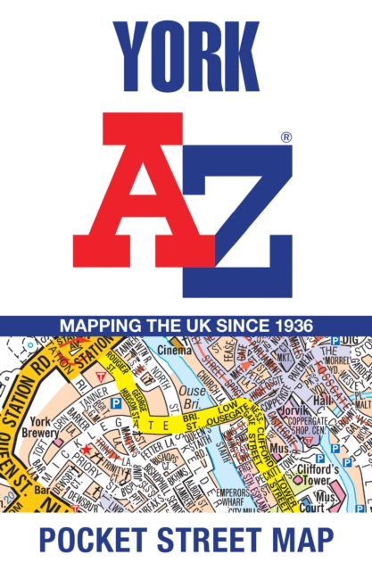 York A-Z Pocket Street Map, Sheet map, folded Book