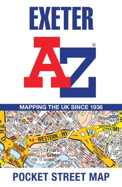 Exeter A-Z Pocket Street Map, Sheet map, folded Book