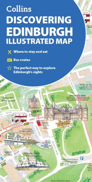 Discovering Edinburgh Illustrated Map : Ideal for Exploring, Sheet map, folded Book