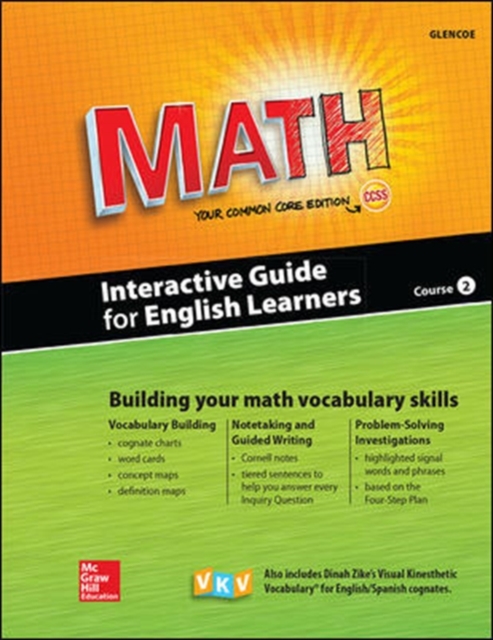 Glencoe Math, Course 2, Interactive Guide for English Learners, Student Edition, Paperback / softback Book