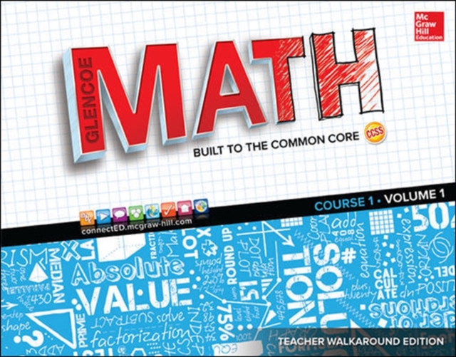 Glencoe Math, Course 1, Teacher Walkaround Edition, Volume 1, Spiral bound Book