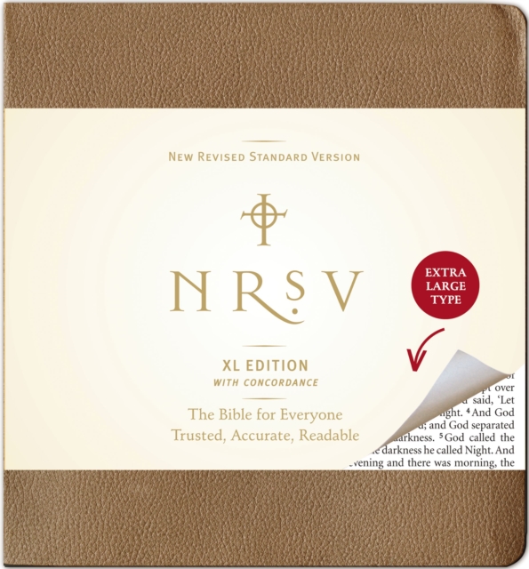 NRSV, XL Edition, Bonded Leather, Brown, Hardback Book