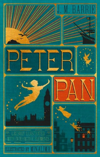 Peter Pan (MinaLima Edition) (lllustrated with Interactive Elements), Hardback Book