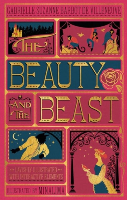 Beauty and the Beast, The (MinaLima Edition) : (Illustrated with Interactive Elements), Hardback Book