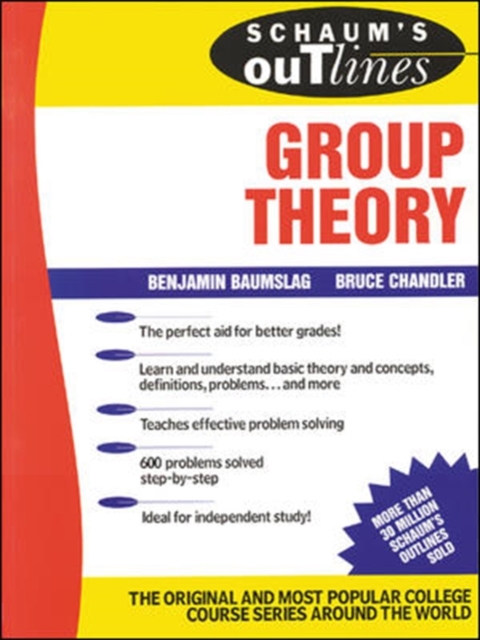Schaum's Outline of Group Theory, Paperback / softback Book