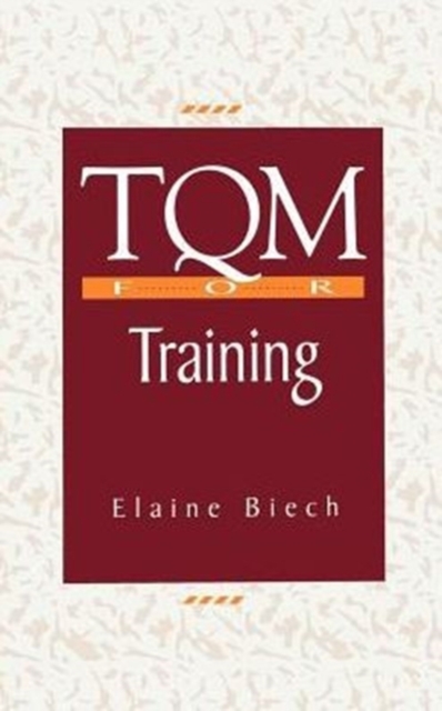 TQM For Training, Hardback Book