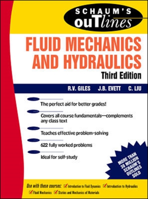 Schaum's Outline of Fluid Mechanics and Hydraulics, Paperback Book