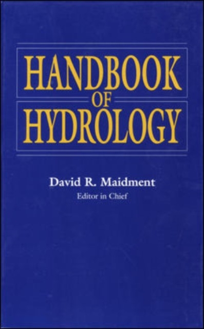 Handbook of Hydrology, Hardback Book
