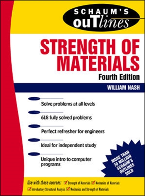 Schaum's Outline of Strength of Materials, Paperback / softback Book