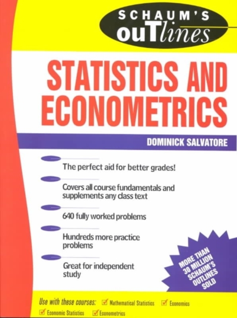 Schaum's Outline of Statistics and Econometrics, Paperback Book