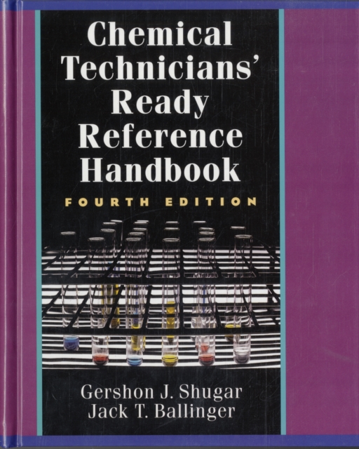 Chemical Technicians' Ready Reference Handbook, Hardback Book