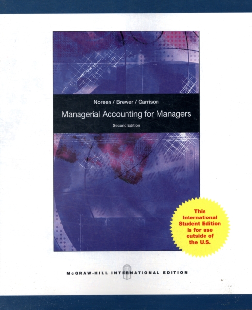 Managerial Accounting for Managers, Paperback / softback Book