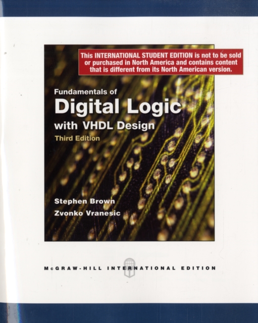 Fundamentals Of Digital Logic W/Vhdl Des, Book Book