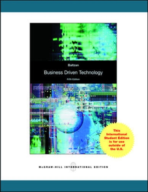 Business-Driven Technology, Paperback Book