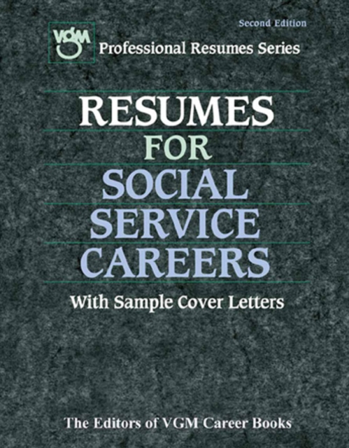 Resume for Social Service Careers, PDF eBook