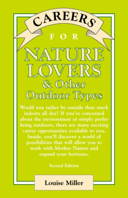 Careers for Nature Lovers & Other Outdoor Types, PDF eBook