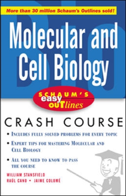Schaum's Easy Outline Molecular and Cell Biology, Paperback / softback Book