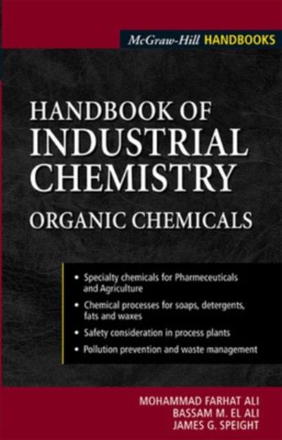 Handbook of Industrial Chemistry, Hardback Book