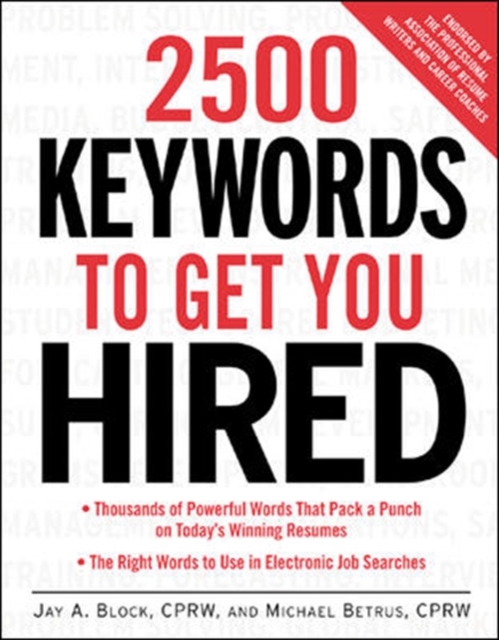 2500 Keywords to Get You Hired, PDF eBook