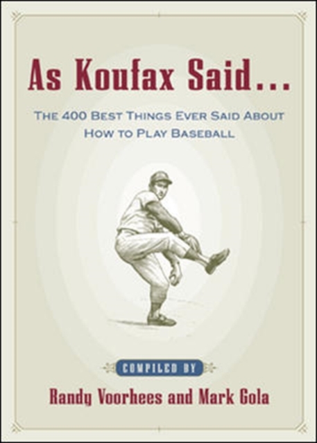 As Koufax Said..., PDF eBook