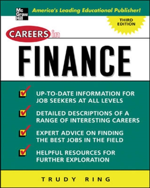 Careers in Finance, Paperback / softback Book