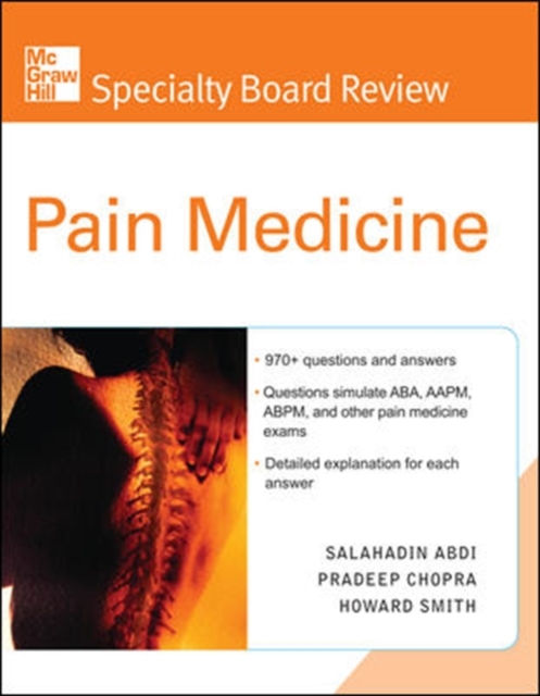McGraw-Hill Specialty Board Review Pain Medicine, Paperback / softback Book