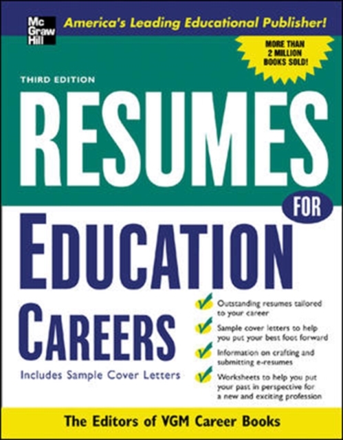 Resumes for Education Careers, PDF eBook