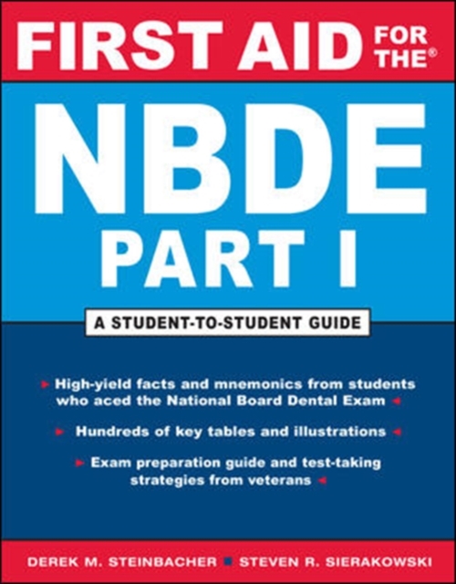 First Aid for the NBDE Part I, Paperback / softback Book