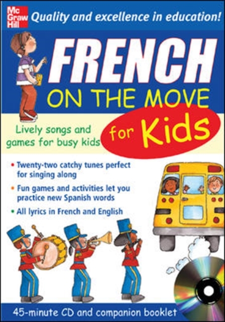 French On The Move For Kids (1CD + Guide), Audio tape Book